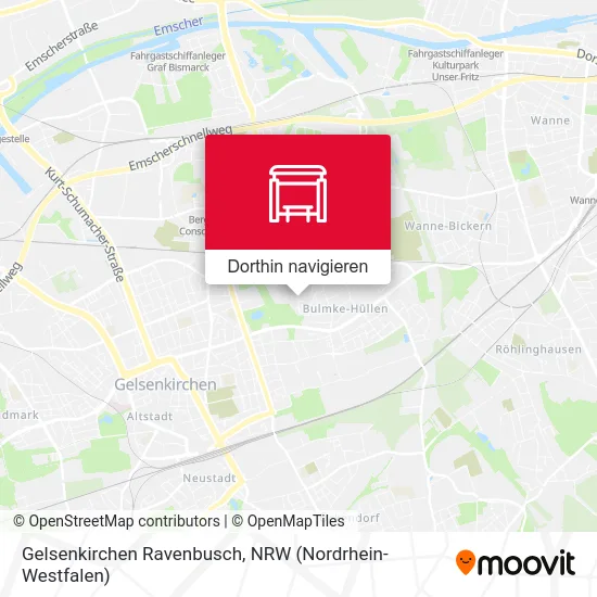 Gelsenkirchen Ravenbusch Karte