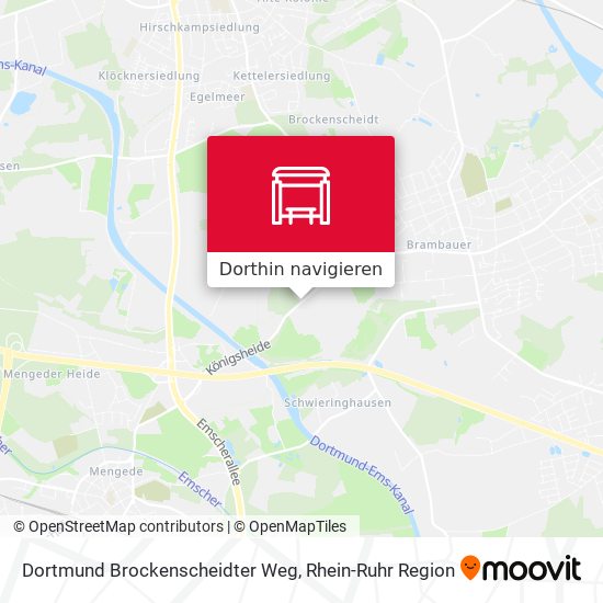 Dortmund Brockenscheidter Weg Karte