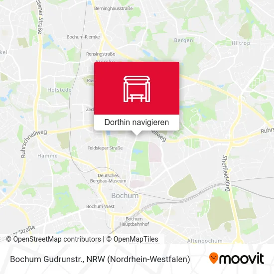 Bochum Gudrunstr. Karte