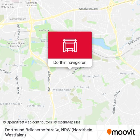 Dortmund Brücherhofstraße Karte
