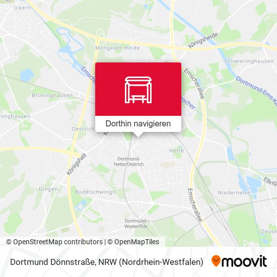 Dortmund Dönnstraße Karte