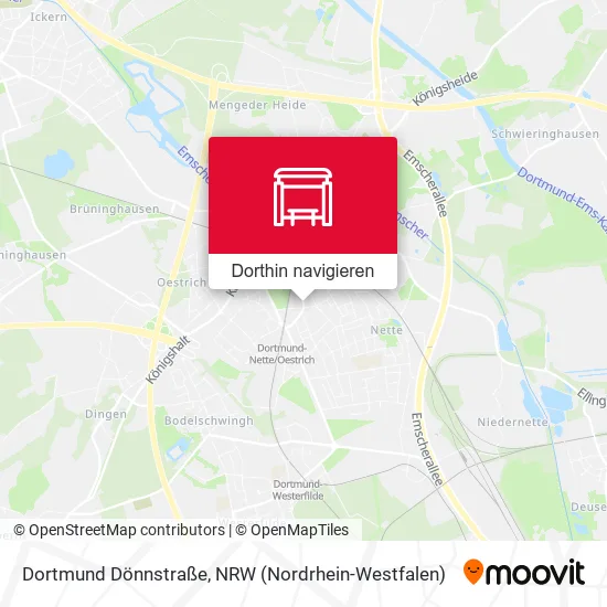 Dortmund Dönnstraße Karte