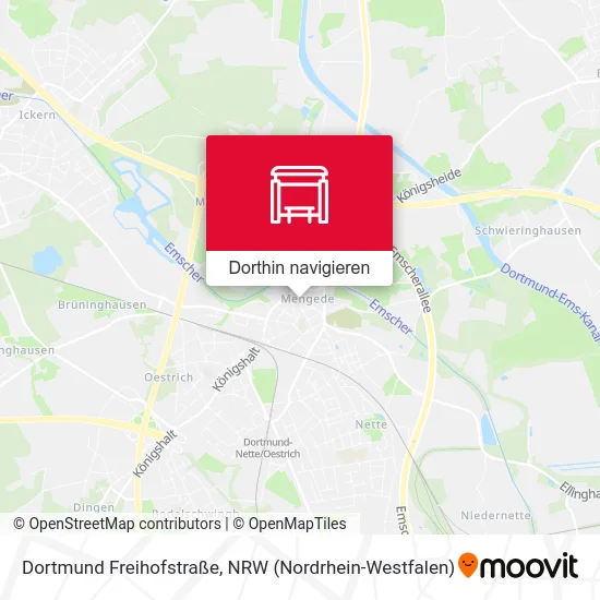 Dortmund Freihofstraße Karte