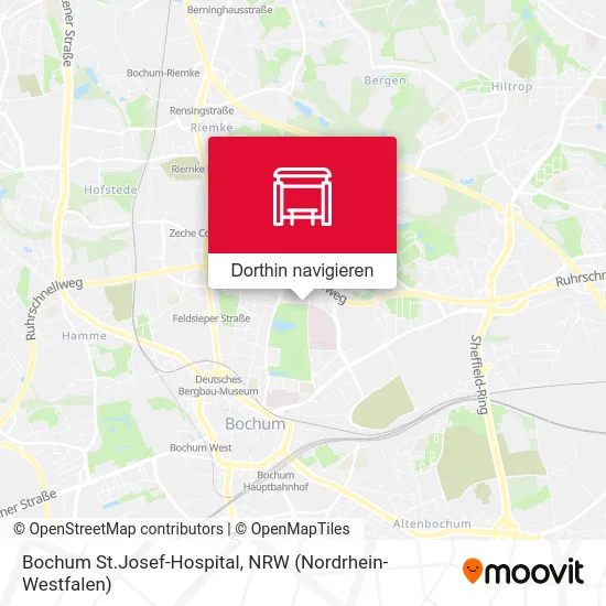 Bochum St.Josef-Hospital Karte
