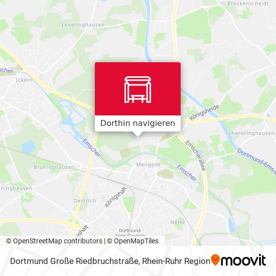 Dortmund Große Riedbruchstraße Karte