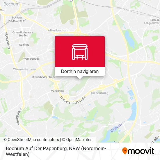 Bochum Auf Der Papenburg Karte
