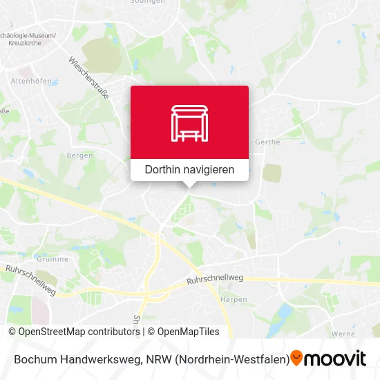 Bochum Handwerksweg Karte