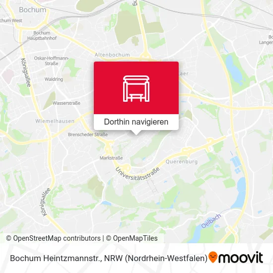 Bochum Heintzmannstr. Karte