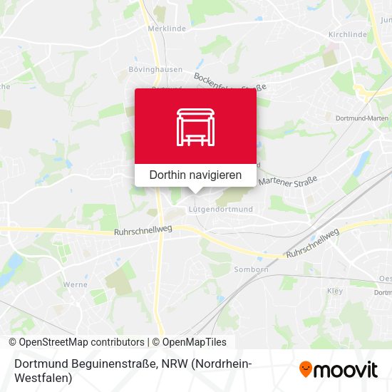 Dortmund Beguinenstraße Karte