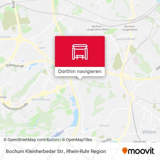 Bochum Kleinherbeder Str. Karte