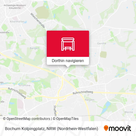 Bochum Kolpingplatz Karte