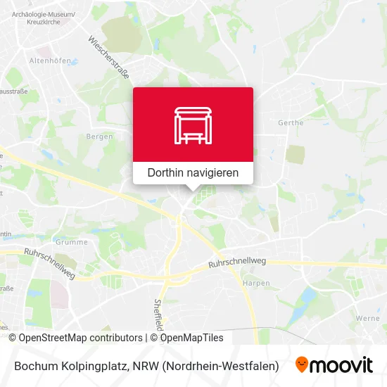Bochum Kolpingplatz Karte