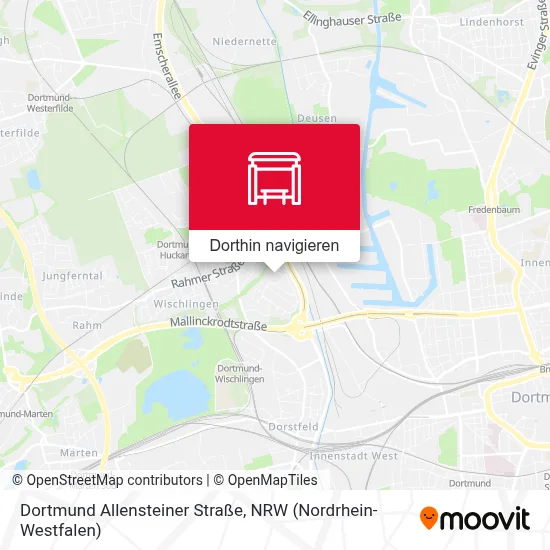 Dortmund Allensteiner Straße Karte