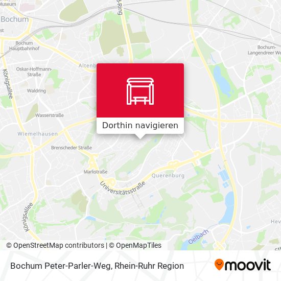 Bochum Peter-Parler-Weg Karte