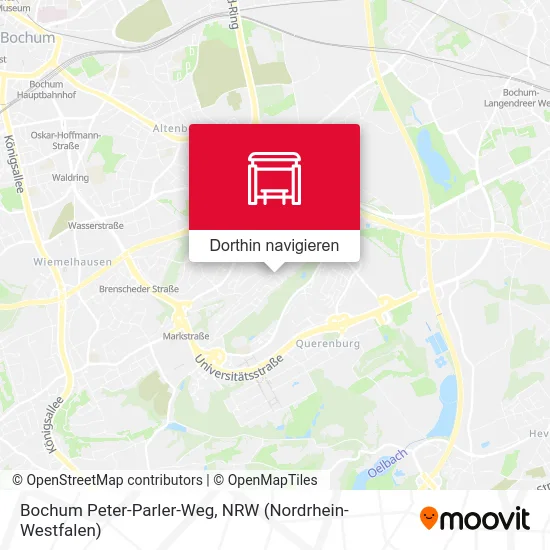 Bochum Peter-Parler-Weg Karte