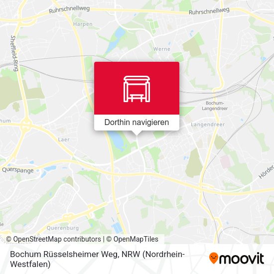 Bochum Rüsselsheimer Weg Karte