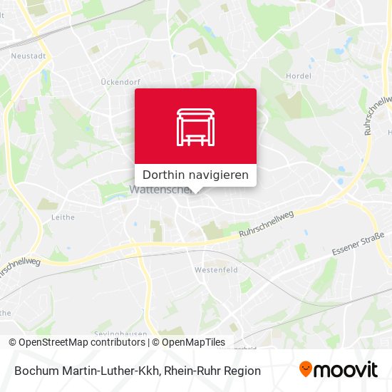 Bochum Martin-Luther-Kkh Karte