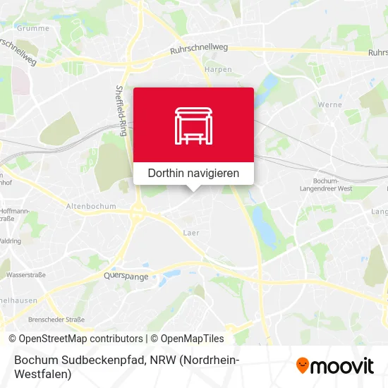 Bochum Sudbeckenpfad Karte