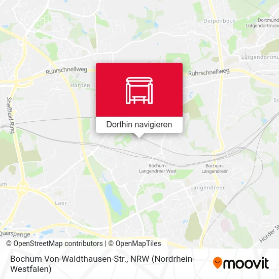 Bochum Von-Waldthausen-Str. Karte