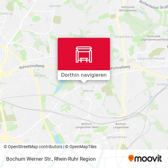 Bochum Werner Str. Karte