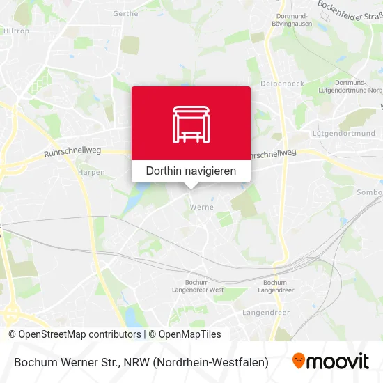 Bochum Werner Str. Karte
