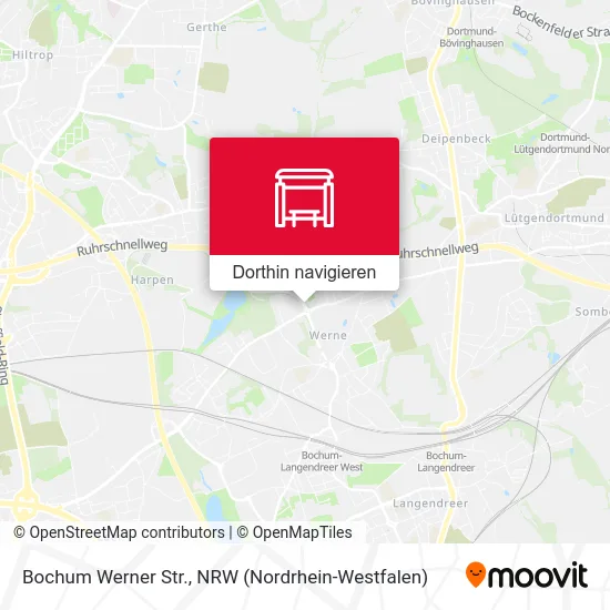 Bochum Werner Str. Karte