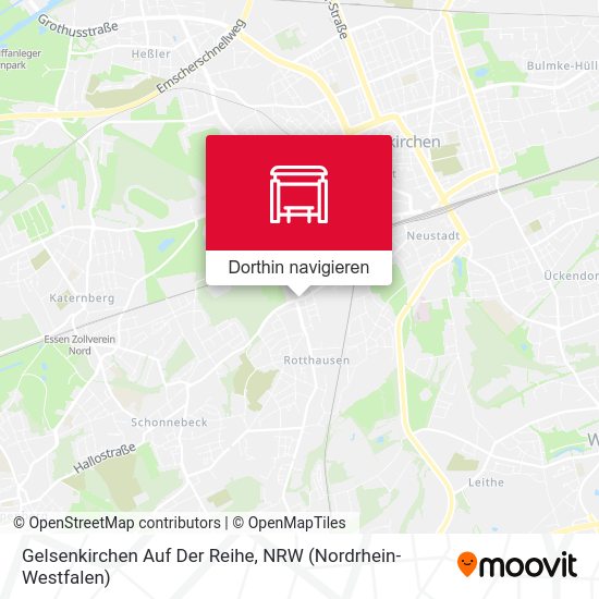 Gelsenkirchen Auf Der Reihe Karte