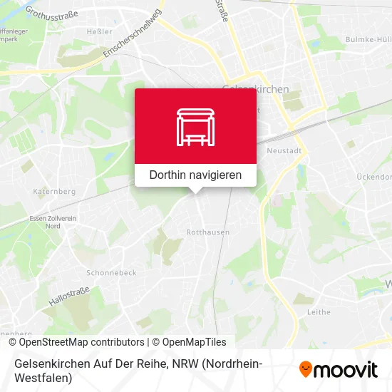 Gelsenkirchen Auf Der Reihe Karte