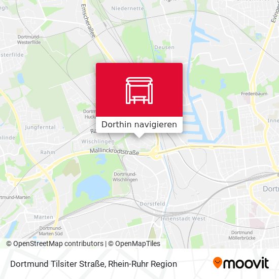 Dortmund Tilsiter Straße Karte