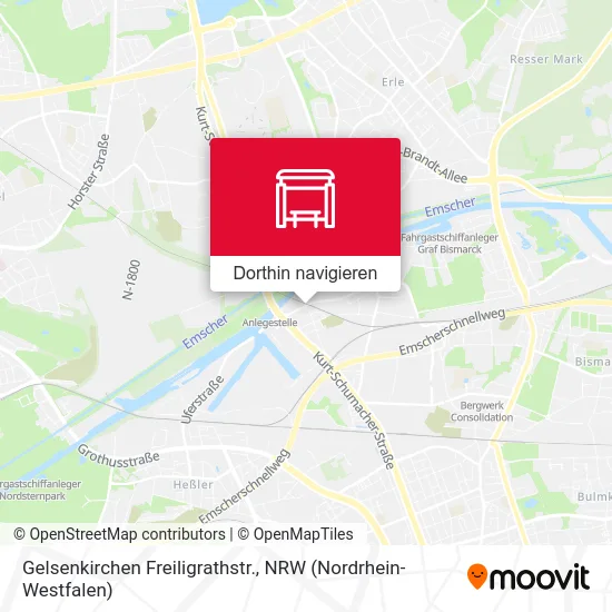 Gelsenkirchen Freiligrathstr. Karte