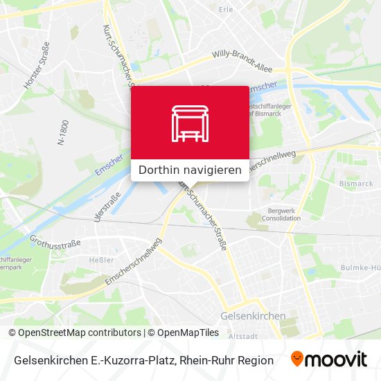 Gelsenkirchen E.-Kuzorra-Platz Karte