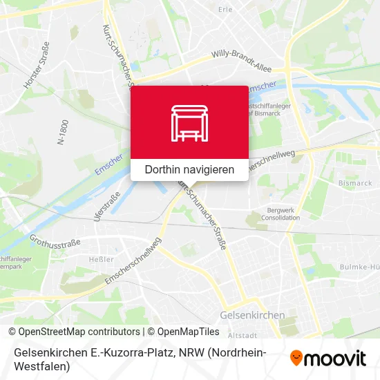 Gelsenkirchen E.-Kuzorra-Platz Karte