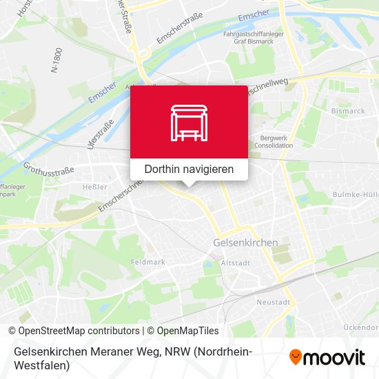 Gelsenkirchen Meraner Weg Karte