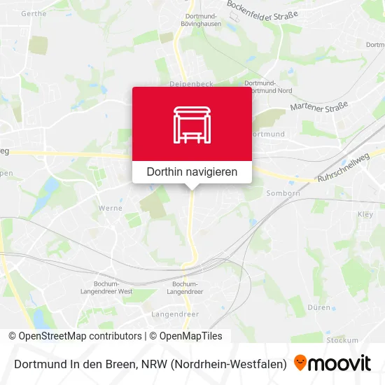 Dortmund In den Breen Karte