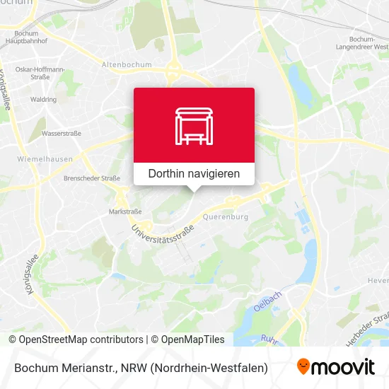 Bochum Merianstr. Karte