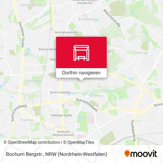 Bochum Bergstr. Karte