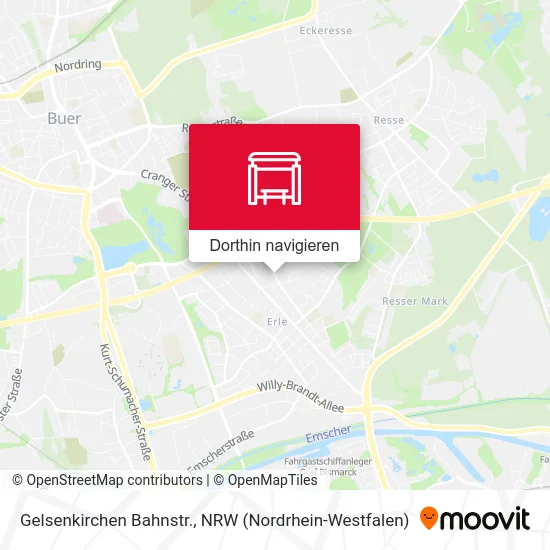 Gelsenkirchen Bahnstr. Karte