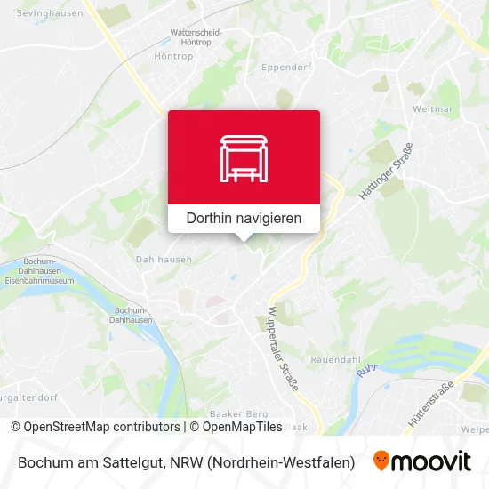 Bochum am Sattelgut Karte