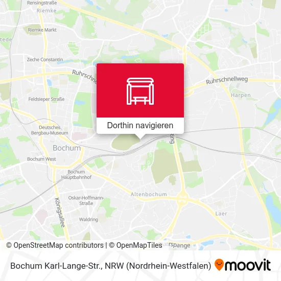 Bochum Karl-Lange-Str. Karte