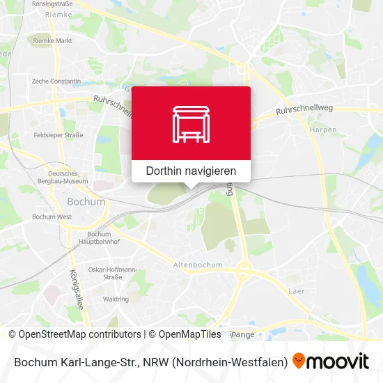 Bochum Karl-Lange-Str. Karte