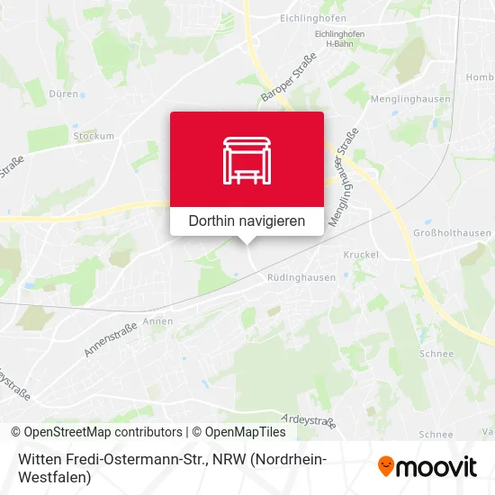Witten Fredi-Ostermann-Str. Karte