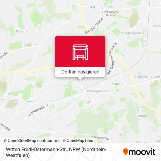 Witten Fredi-Ostermann-Str. Karte