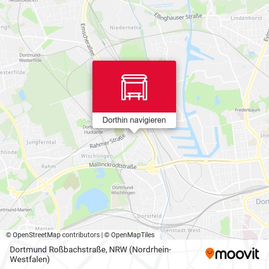 Dortmund Roßbachstraße Karte