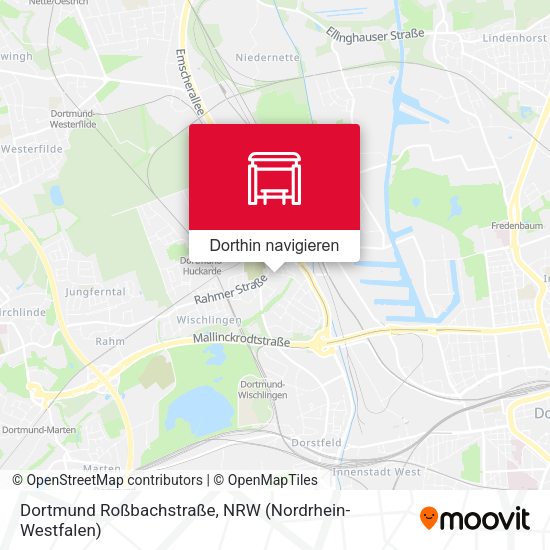 Dortmund Roßbachstraße Karte