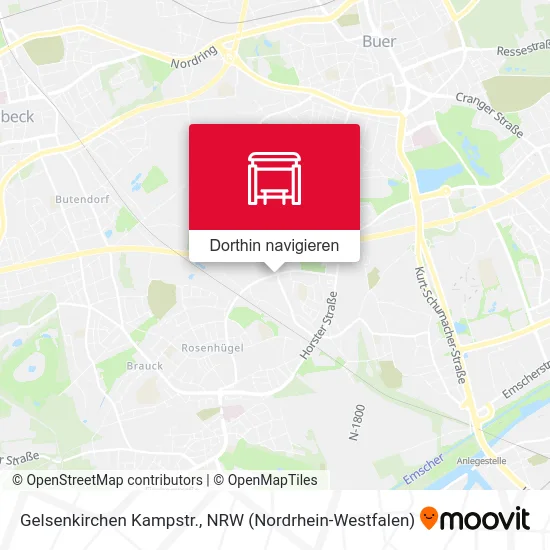 Gelsenkirchen Kampstr. Karte