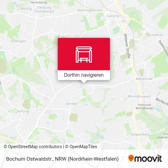 Bochum Ostwaldstr. Karte