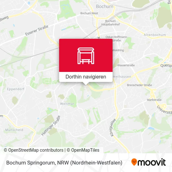 Bochum Springorum Karte