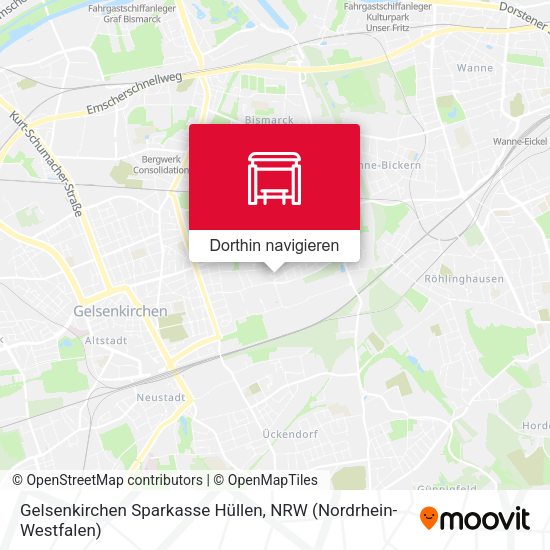 Gelsenkirchen Sparkasse Hüllen Karte