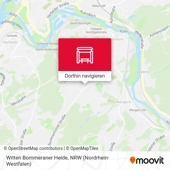 Witten Bommeraner Heide Karte