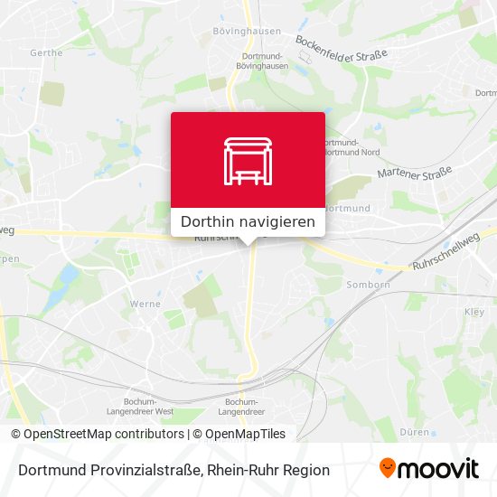 Dortmund Provinzialstraße Karte